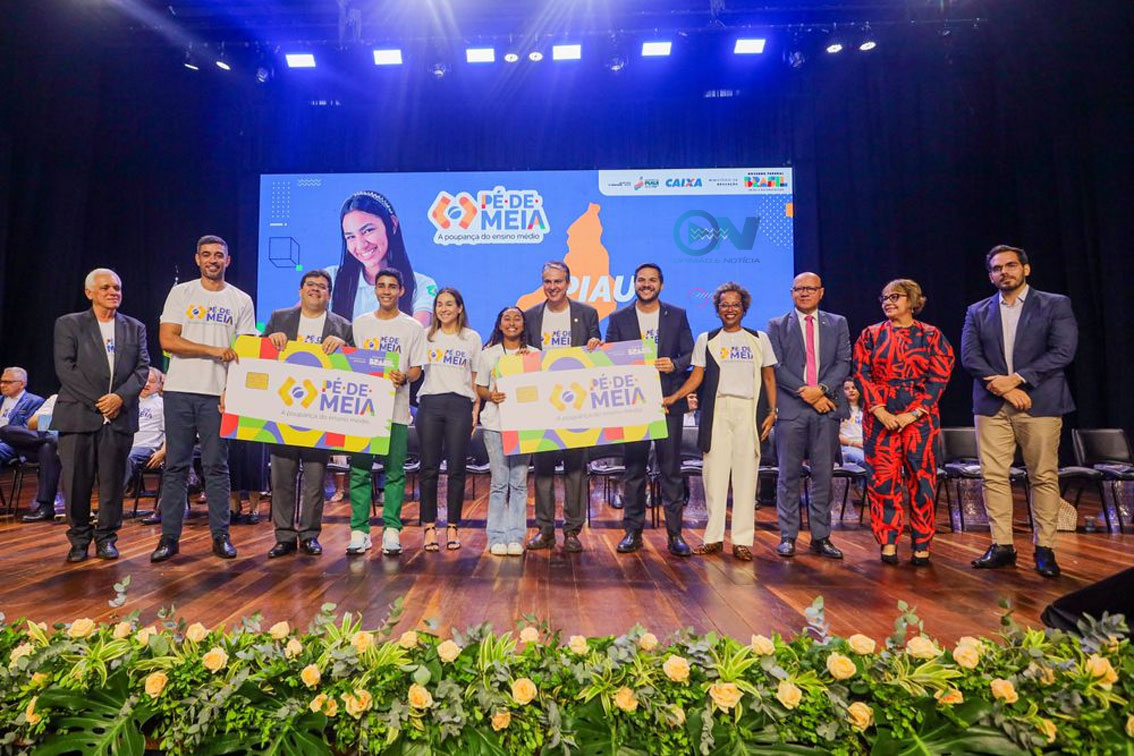 Programa Pé-de-Meia é lançado no Piauí e pode beneficiar mais de 69 mil alunos com até R$ 9,2 mil